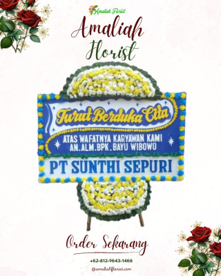 Papan Bunga Duka di Pelintung