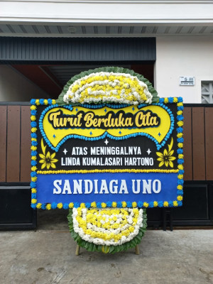 Papan Bunga Duka di Pelintung